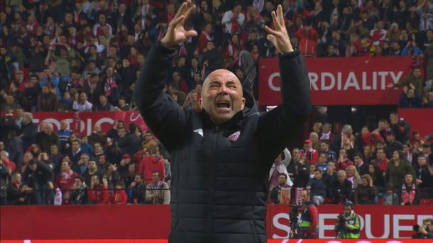 El desahogo de Sampaoli una vez consumada la victoria ante el Athletic