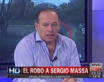 Berni: El robo a Massa tiene una alta connotación política