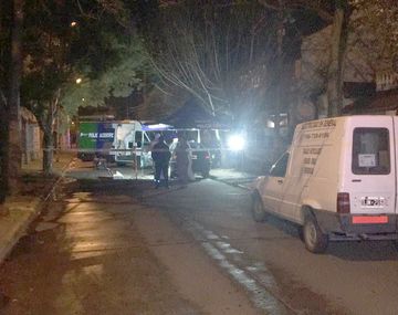 Personal de Policía Científica peritaba el auto de Pity Álvarez