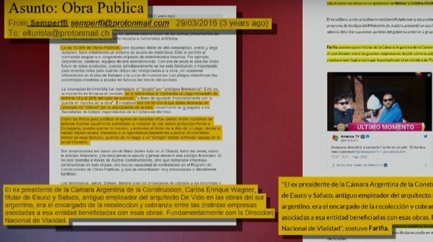 Así era el guión que el Gobierno le daba a Fariña para declarar contra funcionarios kirchneristas
