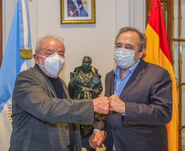 Ricardo Alfonsín recibió a Lula Da Silva y hablaron sobre la lucha contra el hambre y la pobreza