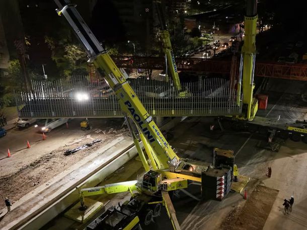 Obras en la autopista Dellepiane Obras en la autopista Dellepiane