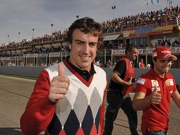 Alonso ferrari cheste