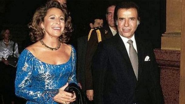 María Julia Alsogaray y Carlos Menem María Julia Alsogaray y Carlos Menem