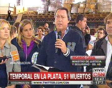 Casal criticó que difundan una lista de muertos no chequeada