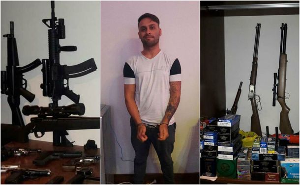 Alejandro Radetic&nbsp;&nbsp; y sus armas