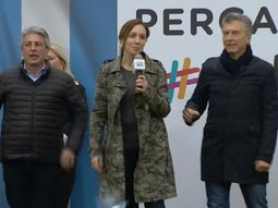 Macri quiso insistir con el no se inunda más, pero a Vidal no le quedó otra que desmentirlo