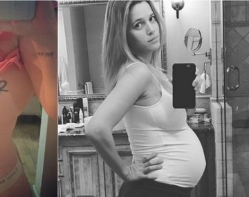 Juana bromea: Lopilato estaba así cuando parió