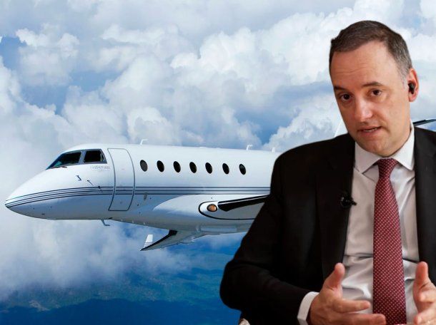 El efecto Adorni: cuánto sale alquilar un jet privado