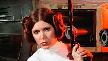 Carrie Fisher como la princesa Leia Carrie Fisher como la princesa Leia