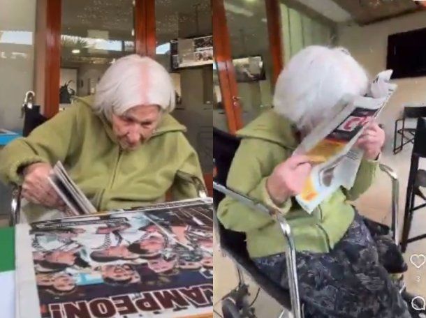 La tierna reacción de una abuela de 98 años al enterarse que Platense salió campeón por primera vez