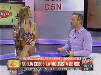Diego Ángeli presentó su nueva columna de música
