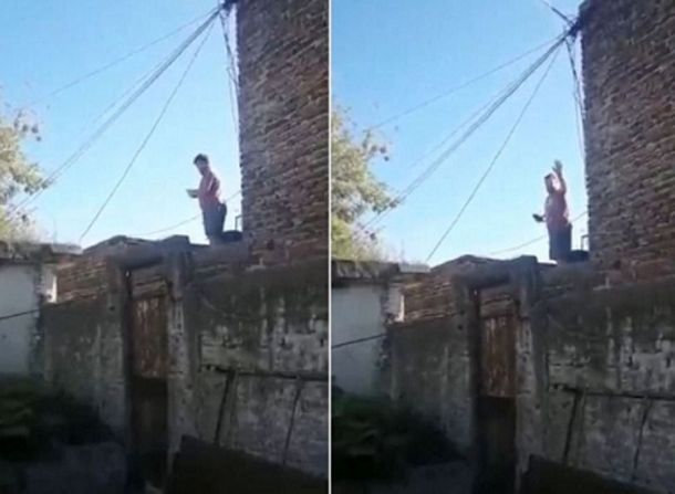 La Plata: detuvieron a un hombre que bailaba en el techo y amenazaba a sus vecinos