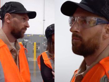 Sorpresa por el video del Messi vestido de operario en una fábrica: de qué se trata