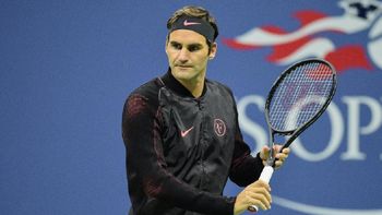 A Roger Federer le costó vencer en su debut en el US Open 2017 A Roger Federer le costó vencer en su debut en el US Open 2017