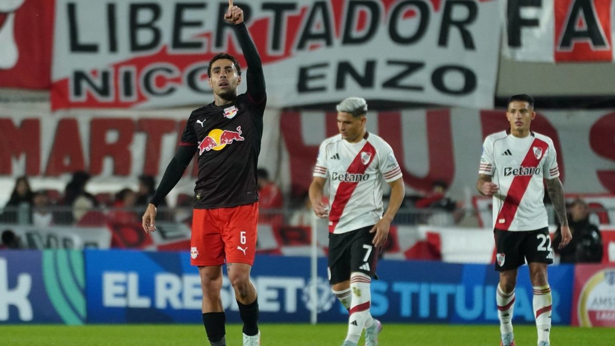 Agónico empate en el Monumental: River rescató un punto sobre la hora ante Bragantino y sigue puntero