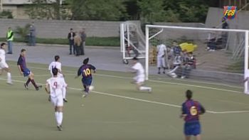 el barcelona revela un video inedito de messi el barcelona revela un video inedito de messi