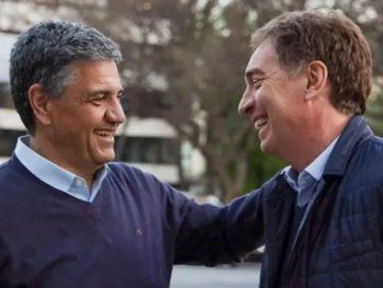 Jorge Macri y Diego Santilli