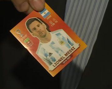C5N encontró la figurita de Messi para el álbum del Mundial
