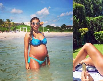 Ximena Capristo, súper embarazada