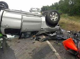 En el accidente falleció un hombre y sus dos hijas En el accidente falleció un hombre y sus dos hijas