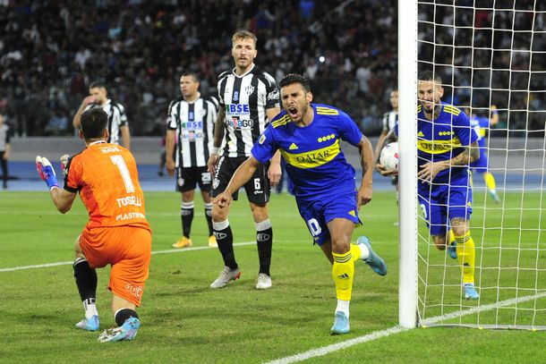 Toto Salvio lloró tras marcar el primer gol de Boca en Santiago del Estero: qué declaró