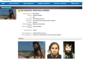 interpol se sumo a la busqueda de santiago maldonado interpol se sumo a la busqueda de santiago maldonado