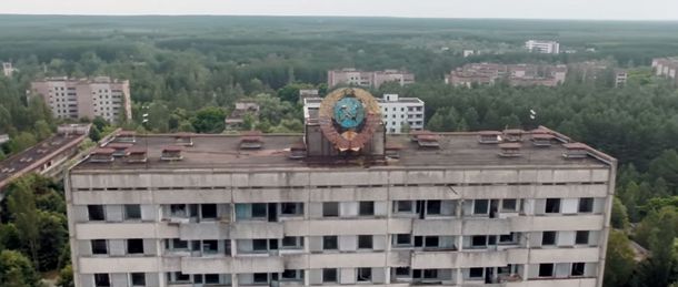 La zona muerta de Chernóbil, capturada con un drone