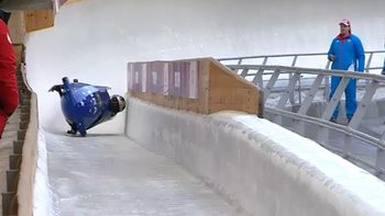 milagro en sochi: se salvo tras un impactante accidente de trineo milagro en sochi: se salvo tras un impactante accidente de trineo