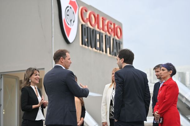 River inauguró el nuevo edificio del colegio de los campeones del mundo