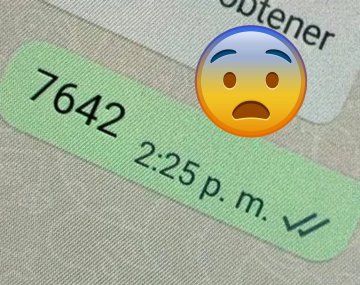 ¿Estafa o hackeo?: qué significa el código 7642 que llega por WhatsApp 