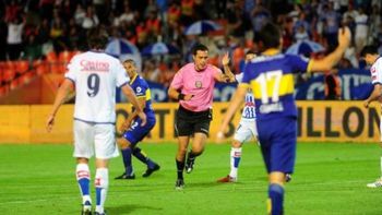 Pedro Argañaraz, el árbitro de Godoy Cruz-Boca. Pedro Argañaraz, el árbitro de Godoy Cruz-Boca.