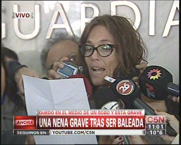 La nena de cinco años baleada en Villa Jardín continúa en estado crítico