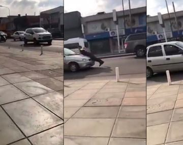 Quiso evitar un control de tránsito y arrastró a un agente varios metros