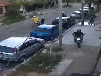 Video: volvía de trabajar y fue baleado en un intento de robo
