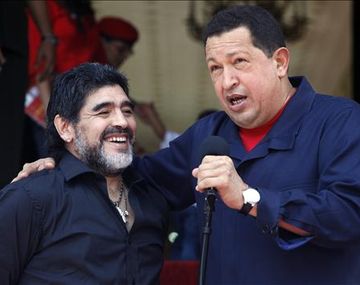 Chavez y Maradona