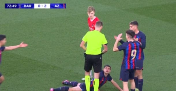 El debut a lo Messi de Pocho Román en Barcelona