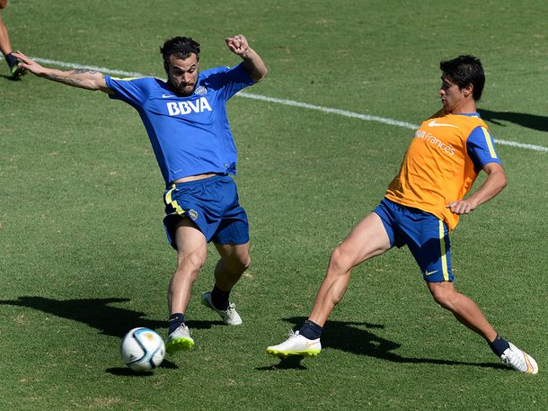 Osvaldo participó de la práctica de Boca y será titular ante Aldosivi