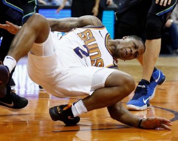 El momento exacto de la terrible lesión del base