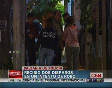 Sorprenden y balean en la puerta de su casa a un policía en San Isidro
