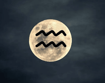 Los 4 signos del zodíaco más favorecidos por la Luna en Acuario.