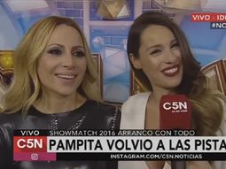 pampita y marta sanchez se cruzaron por el vestuario pampita y marta sanchez se cruzaron por el vestuario