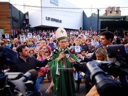 El Papa envió una carta que leyeron en la misa por Fernando Báez Sosa