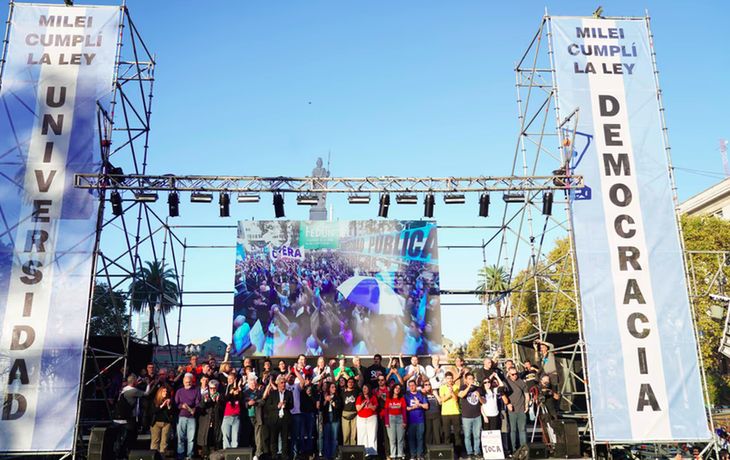 Qué dice el contundente documento publicado en una nueva Marcha Universitaria
