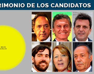 En un click: conocé lo que declararon tener los candidatos a presidente