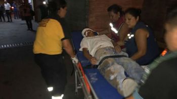 Así trasladaban a los heridos Así trasladaban a los heridos