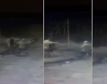 Todo quedó registrado en las cámara de seguridad