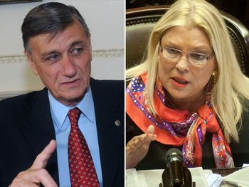 Binner le pegó a Carrió por su desplante a Pino Solanas