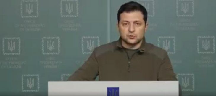 Presidente ucraniano anunció fracaso ruso en Kiev