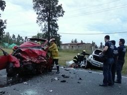 El accidente ocurrió en la ruta 1 de Uruguay El accidente ocurrió en la ruta 1 de Uruguay